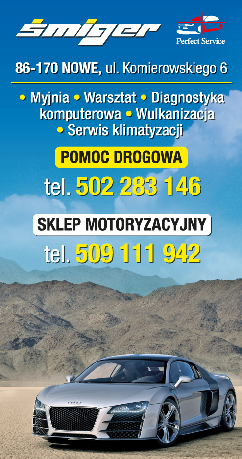 ŚMIGER Warsztat / Pomoc Drogowa / Sklep Motoryzacyjny Nowe
