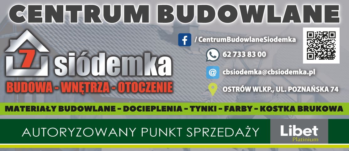 Centrum Budowlane "SIÓDEMKA" Ostrów Wielkopolski Materiały Budowlane / Docieplenia / Tynki / Farby 