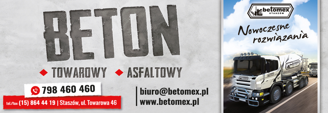 Przedsiębiorstwo drogowe BETOMEX Staszów - Beton Towarowy i Asfaltowy