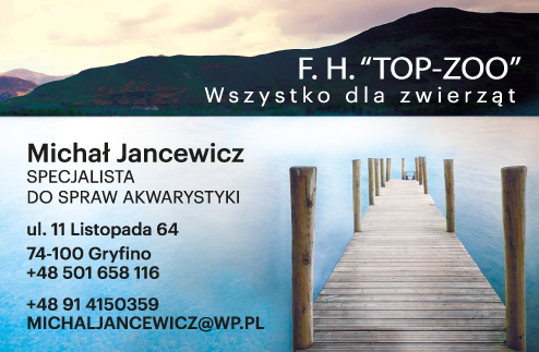 F.H. "TOP-ZOO" Wszystko Dla Zwierząt Michał Jancewicz Gryfino Sklep Zoologiczny