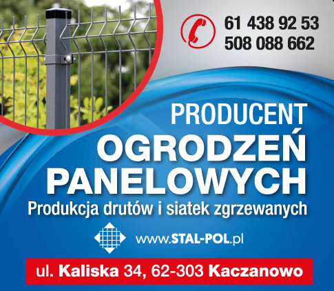 STAL-POL Kaczanowo - Producent ogrodzeń panelowych 