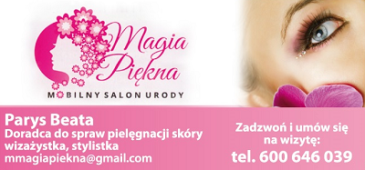  "Magia Piękna" Mobilny Salon Urody Parys Beata - Małkinia Gorna