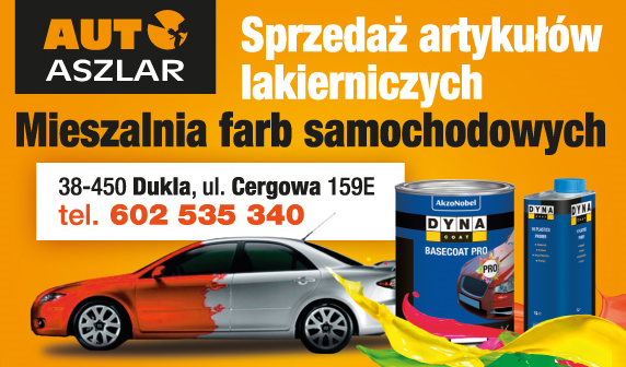 AUTO-ASZLAR Dukla Sprzedaż Artykułów Lakierniczych / Mieszalnia Farb Samochodowych