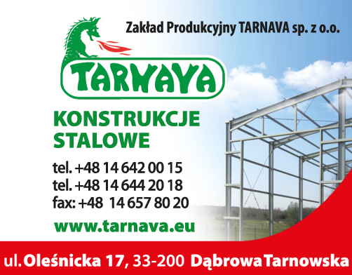 Zakład Produkcyjny Tarnava sp. z o.o.Dąbrowa Tarnowska - KONSTRUKCJE STALOWE 