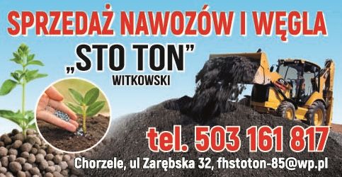 "STO TON" WITKOWSKI Chorzele Sprzedaż Nawozów i Węgla