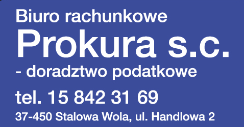 Biuro Rachunkowe Prokura S.C. Stalowa Wola- DORADZTWO PODATKOWE 