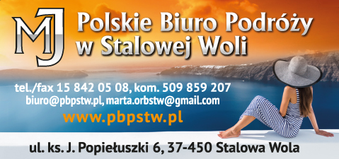 MJ Polskie Biuro Podróży Sp. z o.o. w Stalowej Woli-Bilety:Lotnicze/Autokarowe/Promowe,Ubezpieczenia