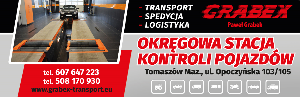 GRABEX Paweł Grabek Tomaszów Mazowiecki Okręgowa Stacja Kontroli Pojazdów / Transport / Spedycja