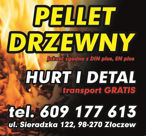 PELLET DRZEWNY Złoczew, Sieradz - HURT I DETAL 