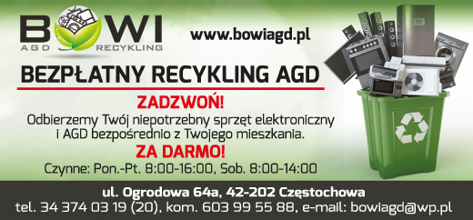 F.H.U. BOWI Andrzej Bajor Częstochowa Bezpłatny Recykling AGD