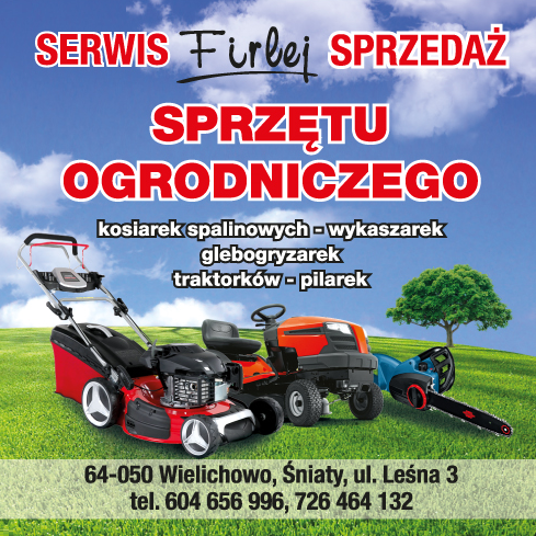 P.U.H. Sebastian Firlej Wielichowo Serwis / Sprzedaż Sprzętu Ogrodniczego