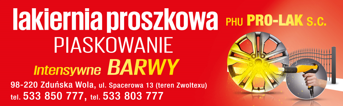 P.H.U. "PRO-LAK" s.c. Zduńska Wola Lakiernia Proszkowa / Piaskowanie