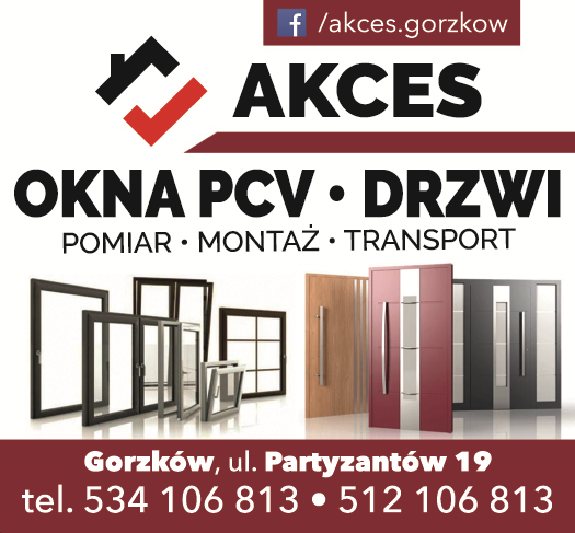 F.H.U. AKCES Gorzków Okna PCV i Drzwi / Pomiar / Montaż / Transport