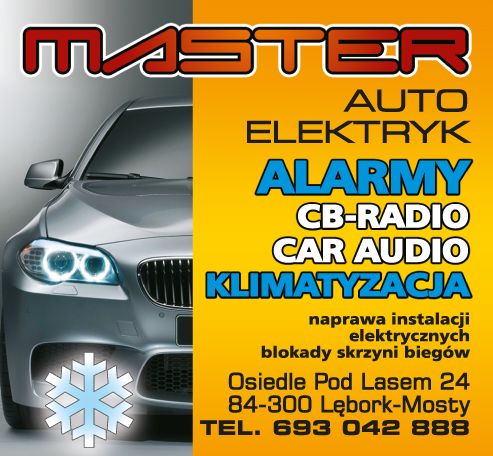 AUTO ELEKTRONIKA "MASTER" Lębork-Mosty Alarmy / CB-Radio / Car Audio / Klimatyzacja