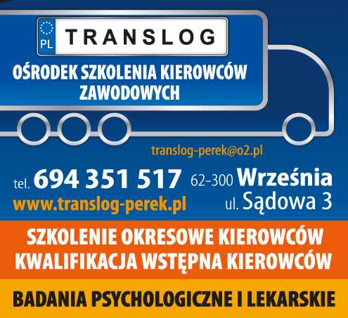 TRANSLOG-PEREK Września Ośrodek Szkolenia Kierowców Zawodowych