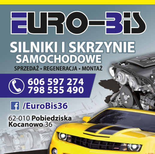 EURO-BIS Kocanowo Silniki i Skrzynie Samochodowe / Sprzedaż / Regeneracja / Montaż