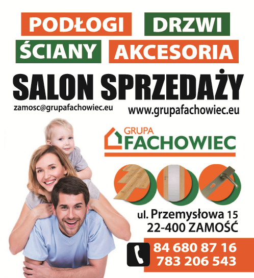 GRUPA FACHOWIEC Salon Sprzedaży Zamość Podłogi / Drzwi / Ściany / Akcesoria