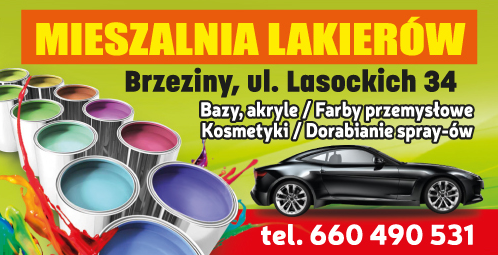 MIESZALNIA LAKIERÓW Brzeziny Bazy, Akryle / Farby Przemysłowe / Kosmetyki / Dorabianie Spray-ów