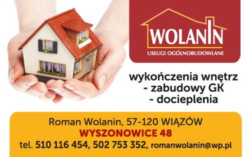 WOLANIN Usługi Ogólnobudowlane Wyszonowice Wykończenia Wnętrz / Zabudowy GK / Docieplenia