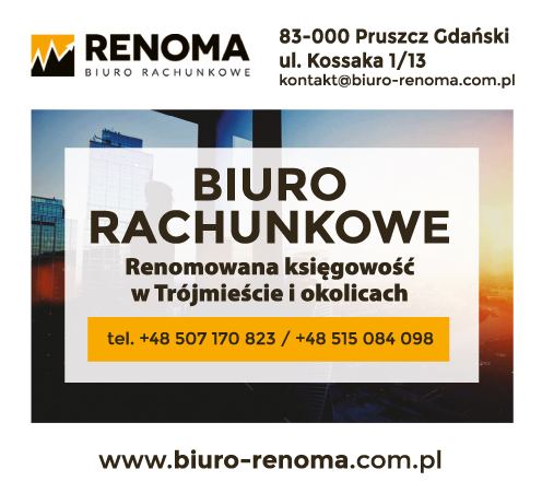 RENOMA BIURO RACHUNKOWE Pruszcz Gdański Renomowana Księgowość w Trójmieście i Okolicach