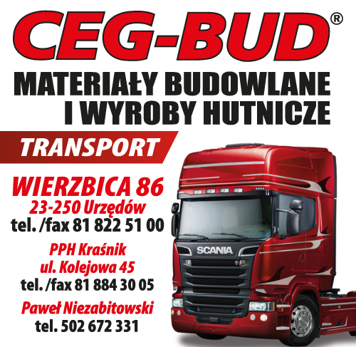 CEG-BUD ® Wierzbica Materiały Budowlane / Wyroby Hutnicze / Transport