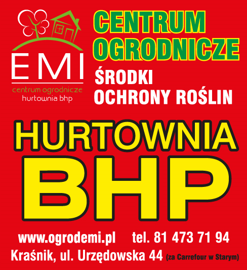 EMI Centrum Ogrodnicze Kraśnik Środki Ochrony Roślin / Hurtownia BHP
