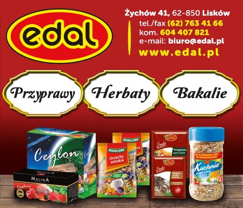 EDAL S.J., Z. P. Chr. Żychów Przyprawy / Herbaty / Bakalie