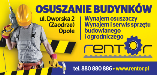 RENTOR Opole Osuszanie Budynków / Wynajem Osuszaczy / Wynajem i Serwis Sprzętu Budowlanego