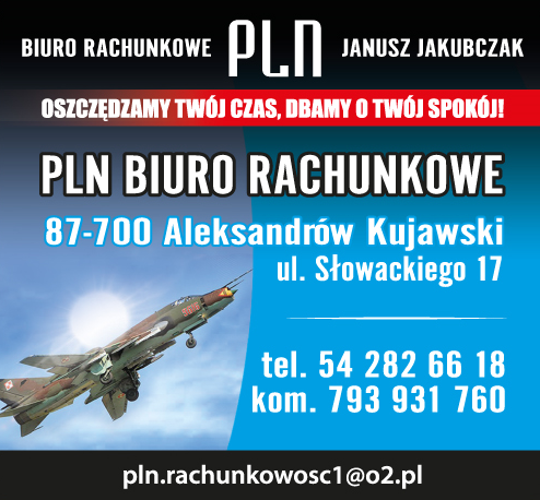PLN BIURO RACHUNKOWE Janusz Jakubczak Aleksandrów Kujawski