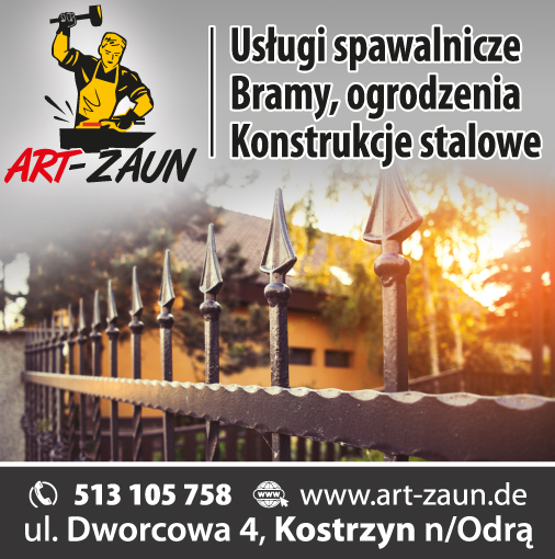 ART-ZAUN Kostrzyn nad Odrą Usługi Spawalnicze / Bramy / Ogrodzenia / Konstrukcje Stalowe