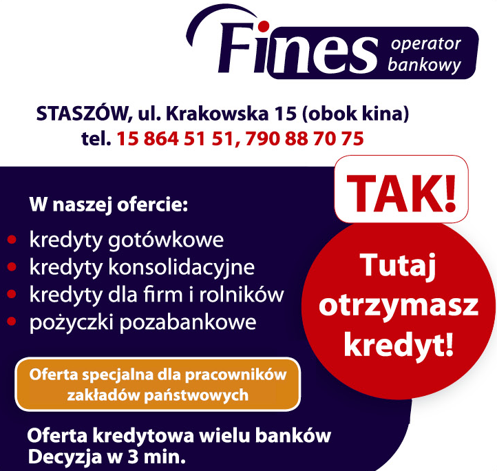 FINES Operator Bankowy Staszów Kredyty / Pożyczki Pozabankowe
