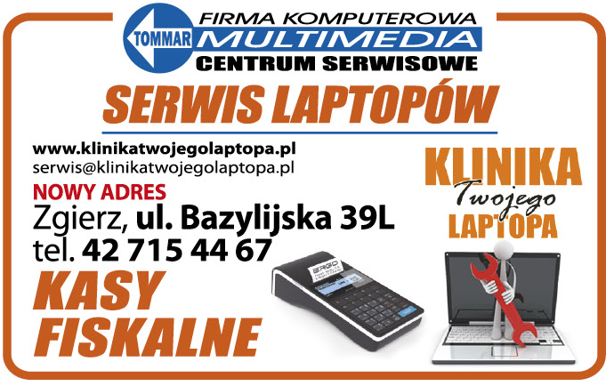FIRMA KOMPUTEROWA "TOMMAR" Zgierz Centrum Serwisowe - Serwis Laptopów