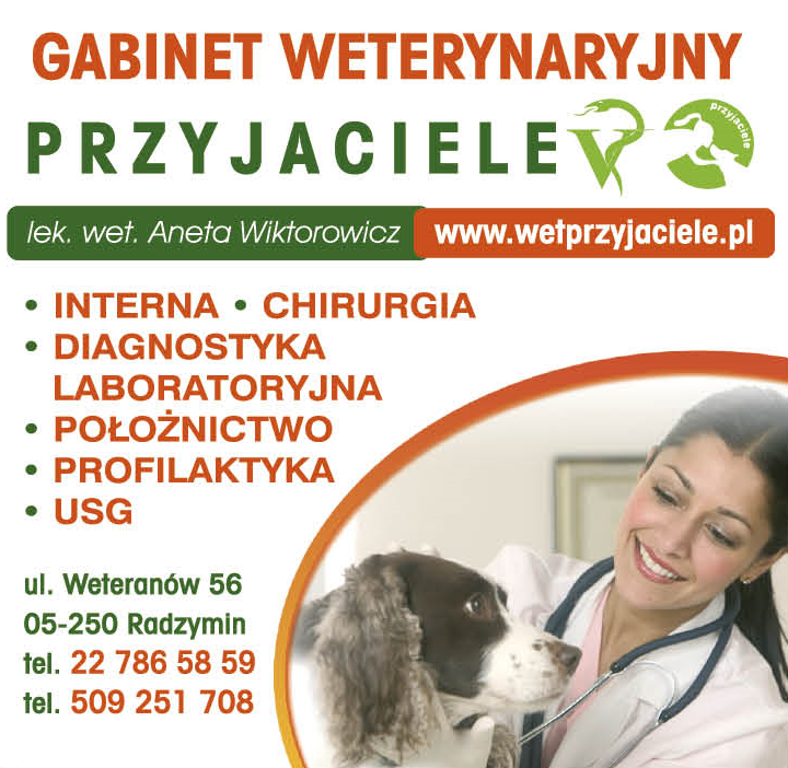 GABINET WETERYNARYJNY "PRZYJACIELE" Radzymin Interia / Chirurgia / Diagnostyka / Położnictwo