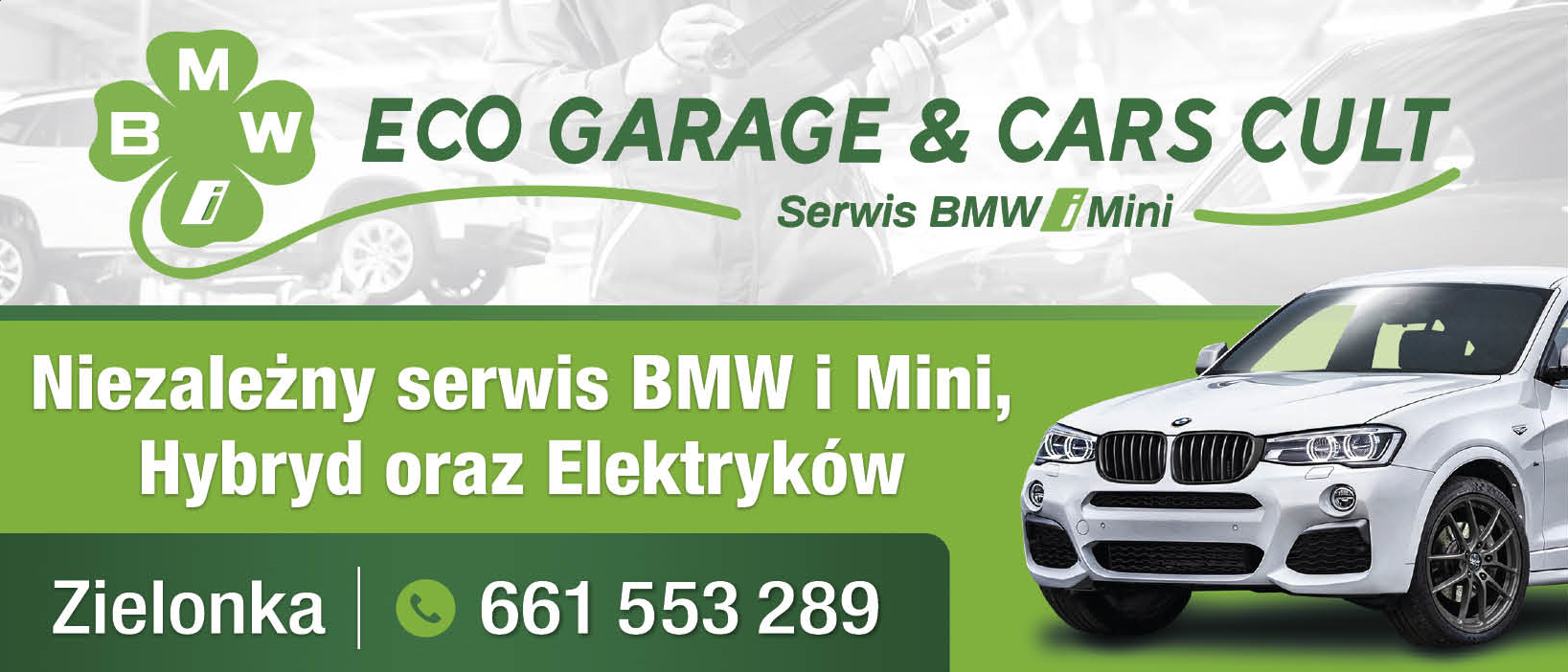 ECO GARAGE & CARS CULT Zielonka Niezależny Serwis BMW i Mini, Hybryd oraz Elektryków