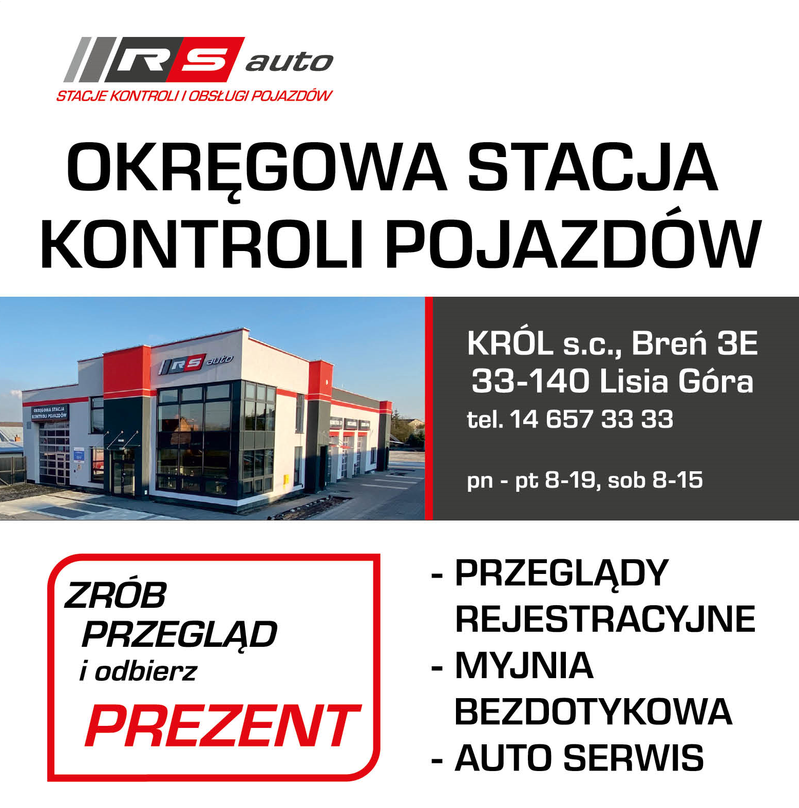 KRÓL s.c. Breń Okręgowa Stacja Kontroli Pojazdów / Przeglądy Rejestracyjne / Myjnia / Auto Serwis
