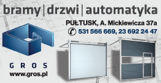 GROS Sp. z o.o. FORESPOL Pułtusk  Bramy / Drzwi / Automatyka