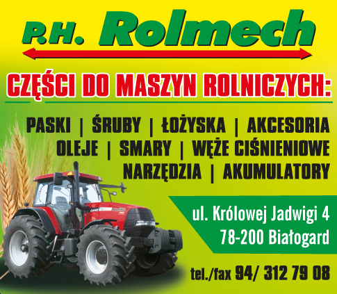 P.H. "ROLMECH" Białogard Części Do Maszyn Rolniczych
