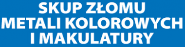 SKUP ZŁOMU METALI KOLOROWYCH I MAKULATURY