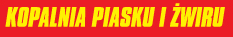 KOPALINIA PIASKU I ŻWIRU Marek Czarnuch