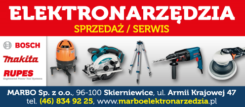 "MARBO" Sp. z o.o. Skierniewice Elektronarzędzia Sprzedaż / Serwis