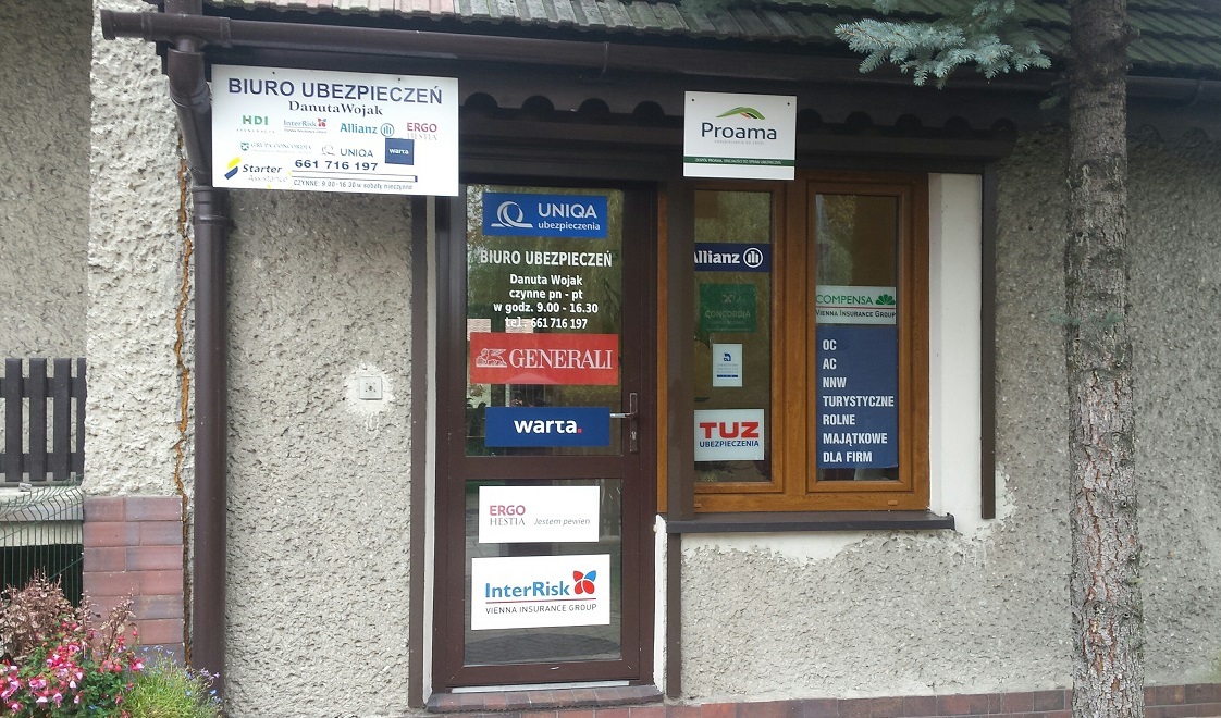 Kompleksowa obsługa ubezpieczeniowa - BIURO UBEZPIECZEŃ  Danuta Wojak w Chojnowie