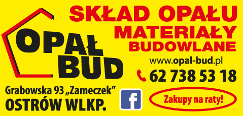 OPAŁ-BUD Janusz Pietryga Krzysztof Michalski S.C. Ostrów Wielkopolski Skład Opału / Mat. Budowlane