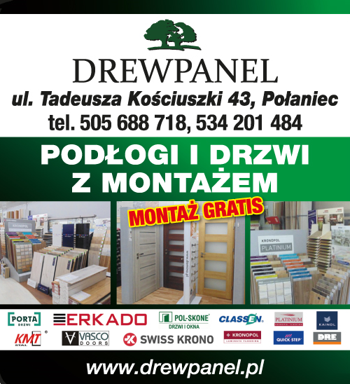 DREW-PANEL Połaniec Podłogi i Drzwi z Montażem