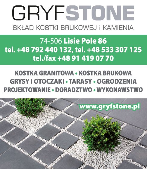 GRYFSTONE Skład Kostki Brukowej i Kamienia Lisie Pole Projektowanie / Doradztwo / Wykonawstwo