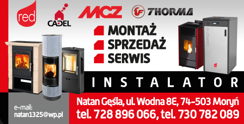 INSTALATOR Natan Gęśla Moryń Montaż / Sprzedaż / Serwis