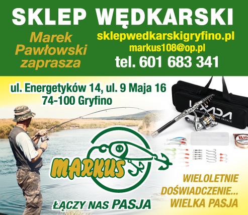 MARKUS Marek Pawłowski Gryfino Sklep Wędkarski