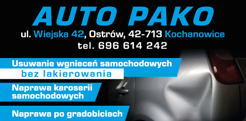 AUTO PAKO Marek Pacławski Kochanowice Usuwanie Wgnieceń Samochodowych / Naprawa Karoserii