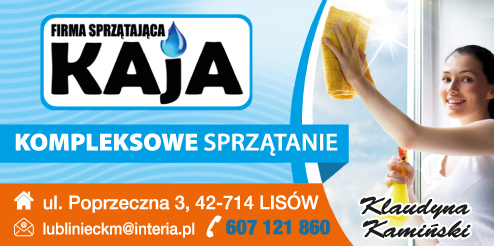 FIRMA SPRZĄTAJĄCA "KAJA" Klaudyna Kamiński Lisów