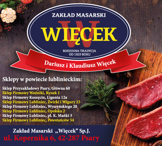Zakład Masarski "WIĘCEK" Dariusz i Klaudiusz Więcek Psary