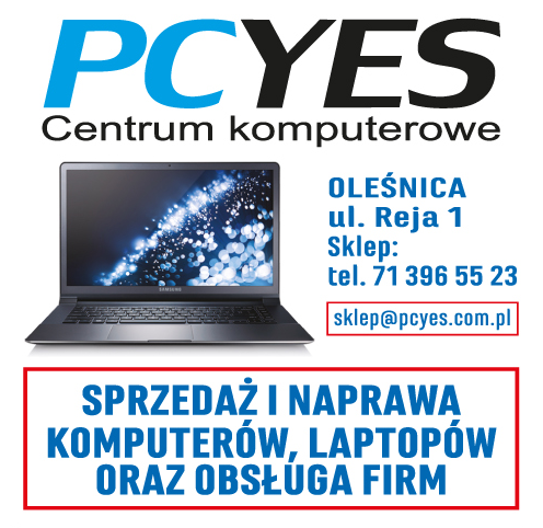 PCYES Centrum Komputerowe Oleśnica Sprzedaż i Naprawa Komputerów i Laptopów / Obsługa Firm
